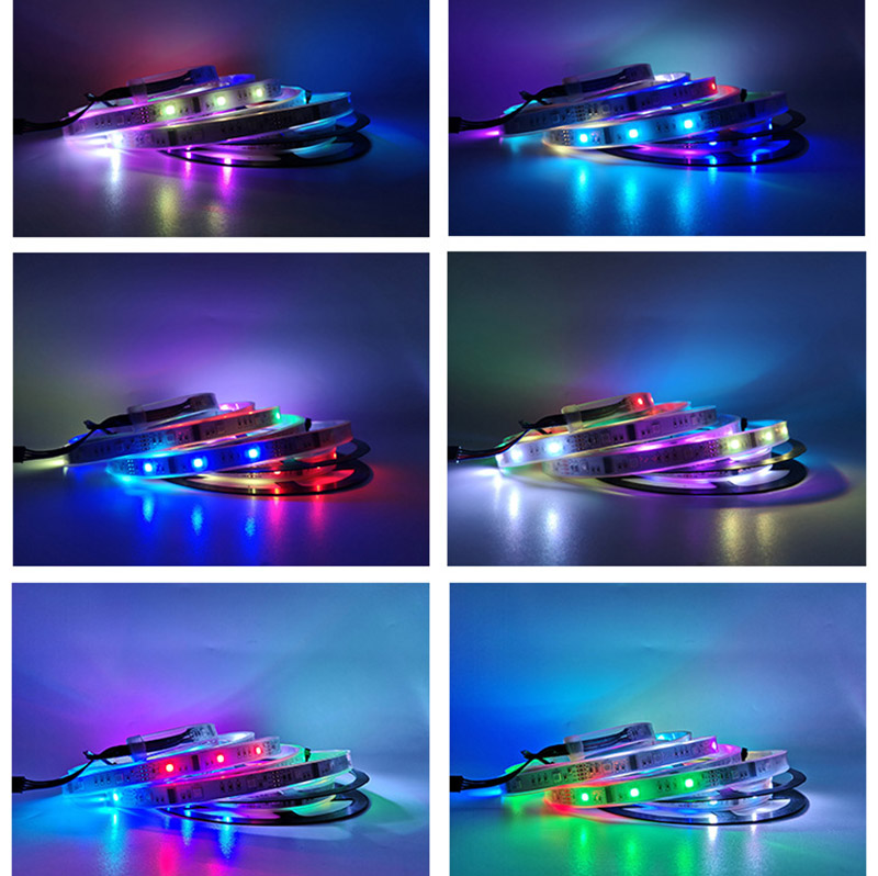 DC12V 16.4ft/5m 6803 SMD 5050 133 Mode Symphony Full-Color LED Light Strip Kit DC12V 16.4ft/5m 6803 SMD 5050 133 Mode Symphony Full-Color LED Light Strip Kit